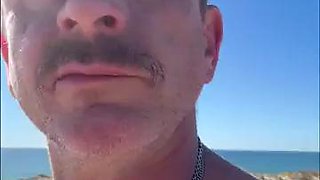 Blowjob and Cruising at the Nudist Beach