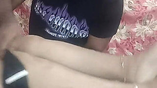 Blindfolded Wife Surprise Threesom Fuck Hubby and Black Friend - Part -1