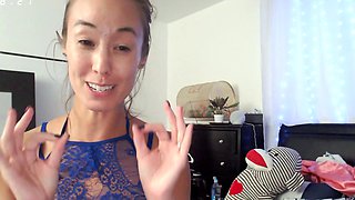 Jessy funny amateur teen brunette toying