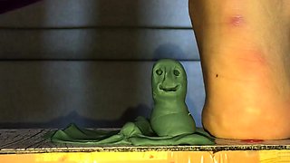 Flexible foot fetish masturbating with feet and hands