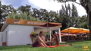 Hunt4k. guy meets long-legged model at the beach and pays for sex