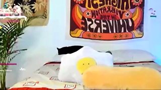 Blonde tight pussy babe solo toy fun in glamour masturbation