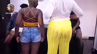 Black Step-Sisters Get Punished With Hardcore Foursome