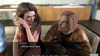 Hot wife and stepmother - AWAM - Sensual home dance visit - 3D game, manga porn