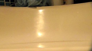 Girlfriend Pees with Spread Pussy in Close up