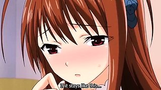 Horny comedy, fantasy, campus anime clip with uncensored