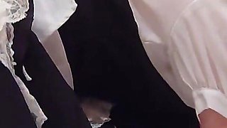 Erotic Maid Girl Sucking Cock While S Climax with Facesitting Creampie in Cowgirl Position Cosplay