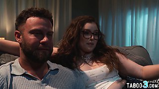 Big boobed SBBW babe consoling her lover
