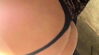 Blonde amateur milf does anal on pov camera 11