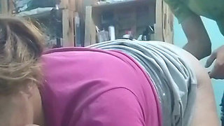 I Suck My Girlfriend's Tail While I Film with My Cell Phone