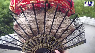 Doll Like Bliss with a Pale Busty Tease on a Playful Exposed Makeover Date Part.2