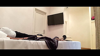 MILF in Stockings and Heels, Tied up and Fucked