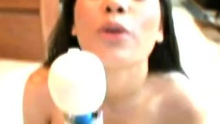 Asian Amateur Masturbates With Big Sex Toys