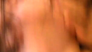 Horny Brunette Rides a Giant Cock and Swallows Jizz