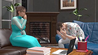 Three dimensional, mature, college girls
