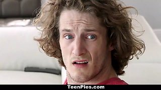 Teenpies - desperate lady jem jericha gets surprise creampie
