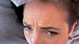 POV Blowjob Teen Girl Brunette Compilation