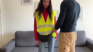 I seduce a hot bus conductor girl and invite her to my place for a satisfying fuck session