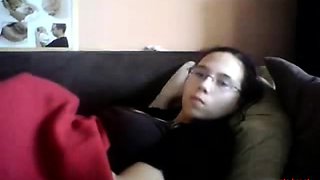 Watch NOT my elder sister masturbating. Hidden cam