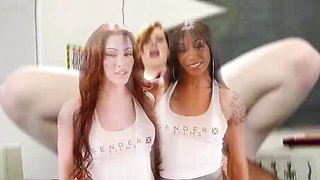 Anal Play With Amy Nosferatu - Temptress Split Tongue Seduction Turns Roommies 1st Trans Fuck