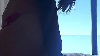 BEACH ADVENTURE. perfect tits & big ass exposed in public gets fucked after topless .mp4