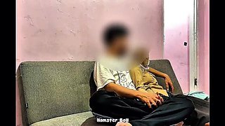 Asian teen schoolgirl in uniform gets fucked by boyfriend after class homemade