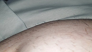 Step mom hand slip easy under step son pants making him a handjob
