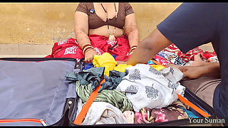 POV Stepmom Helps Stepson With Blowjob Before Trip - Indian MILF Dirty Talk