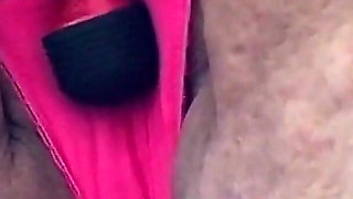 Bbwbootyful stimulating my clit with vibrator fucking my pussy