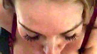 Mexicana blowjob with her big boobs