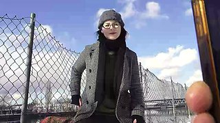GERMAN SCOUT - Black Hair PAWG Glasses Girl Melli Venom