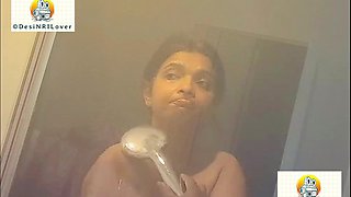 Hiddencam hotel bathroom video of Desi NRI Indian Bengali Bhabhi