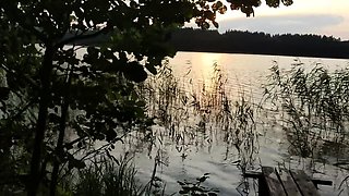 Step Sister's Anal Creampie at the Lake