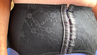 Mrs Mature Feet Covered in Nylon