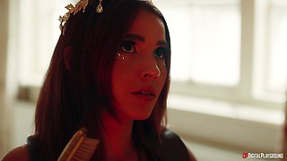 Horny pornstars lesbian mind-blowing sex clip