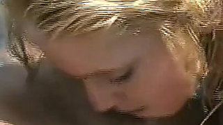 Two Hot Young Blonde Lesbians Lick Each Other's Pussy in the Pool