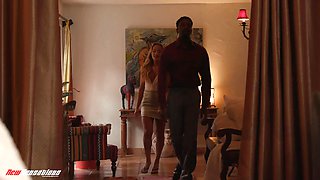 Mylene Monroe cheats on me with a big black cock while I watch in reverse cowgirl action