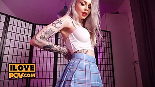 Fucking fair skinned beauty Zirael Rem in a horny pussy fuck session