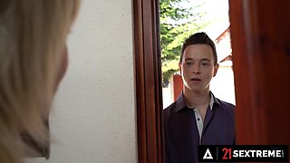 twenty one SEXTREME - Buxom Grandma Gets Her Senior Puss Penetrated In Doggie By Her Neighbor - Amy Goodhead