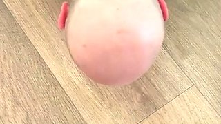 Porn latex movie with foot fetish and blonde mistress