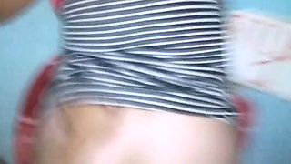 Fucking My Wife Really Nice in Her Striped Dress