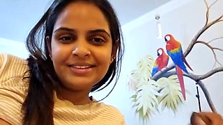 Indian Wife and Husband Romance with Pregnant in Interview