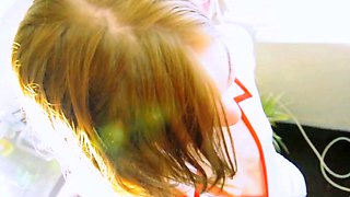 Sweet Redhead Teen With Her Dildo Machine