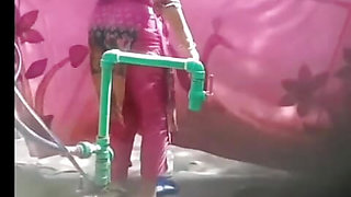 Desi Bhabhi take bathing time