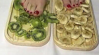I Trample the Fruit with My Feet. Lick My Legs