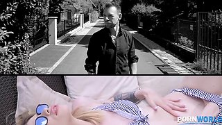 Bikini babe Milena Devi rides the rod hard in cowgirl to make her cum hard GP1361