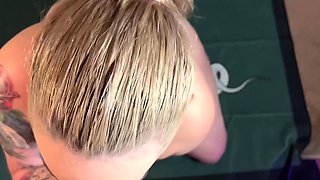BBW Blonde MILF Sofia Vivana POV casting fuck