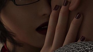 Cheating Wife in Glasses Hides in a Public Toilet From Cuckold Husband to Fuck with a Young Cock - a Stepmother's Love - Part 32