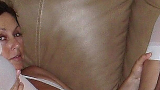 Candi Annie Hardcore Photo Shoot in White Lingerie