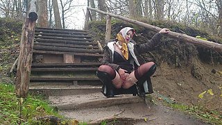 Squirt in Public Place